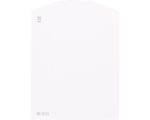 Carte échantillon de peinture E32 Off-White univers des couleurs violet 9,5x7 cm