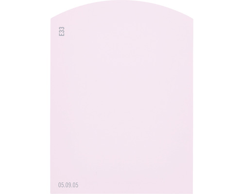 Carte échantillon de peinture E33 Off-White univers des couleurs violet 9,5x7 cm Échantillon de couleur E33