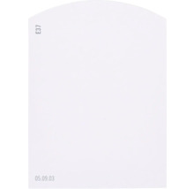 Feuille de papier blanche avec le marquage E37