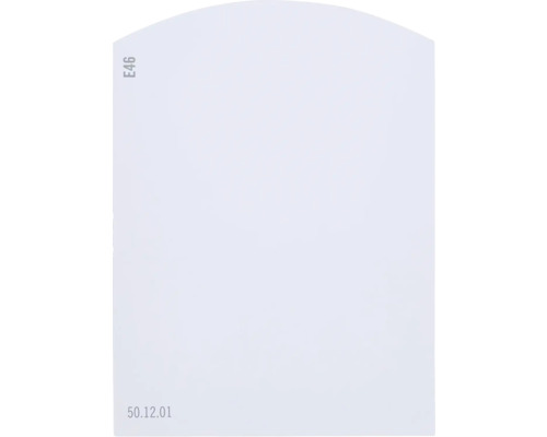Farbmusterkarte Farbtonkarte E46 Off-White Farbwelt lila 9,5x7 cm