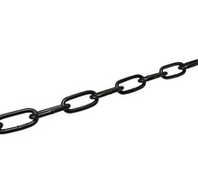 Chaîne soudée Ø 10 mm, acier noir zingué 5 m