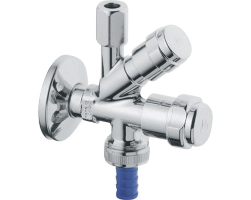 Soupape d'angle combinée Grohe 1/2" chromé 41073000 Soupape d'angle combinée Grohe 1/2" chromé 41073000