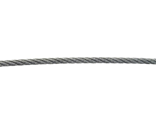 Câble d’acier Pösamo Ø 6 mm acier inoxydable nu au mètre