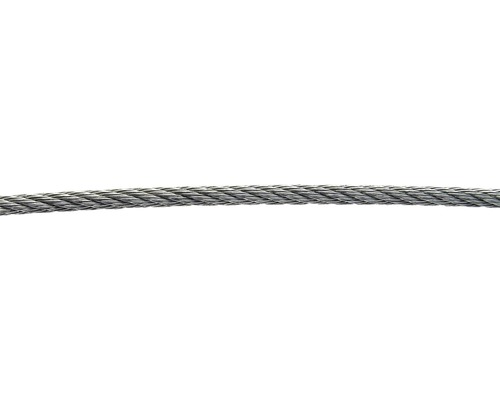 Câble d’acier Pösamo Ø 8 mm acier inoxydable nu au mètre