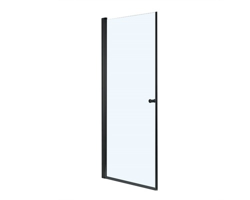 Duschwand aus Glas mit Beschlägen