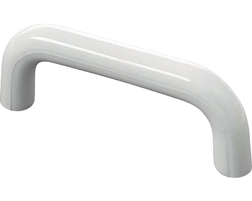 Poignée de meuble en plastique blanche