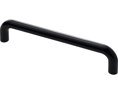 Poignée de meuble en plastique noir distance entre les trous 128 mm Lxl 138/34,5 mm Poignée de barre