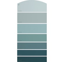Nuancier avec des dégradés de couleurs allant du clair au foncé