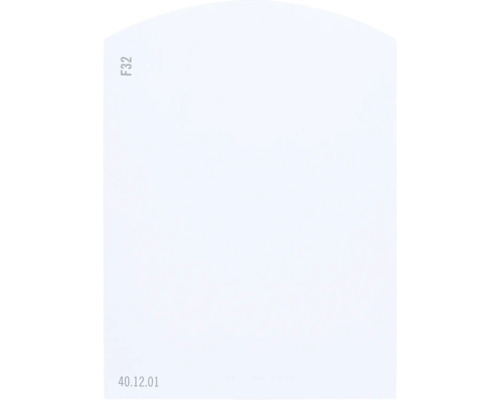 Carte échantillon de peinture F32 Off-White univers des couleurs bleu 9,5x7 cm F32, 40.12.01