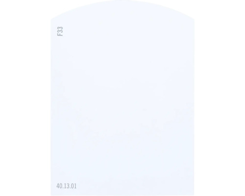 Carte échantillon de peinture F33 Off-White univers des couleurs bleu 9,5x7 cm F33
