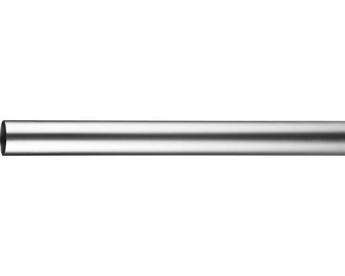 Tringle à rideaux Narvik, Carpi aspect acier inoxydable Ø 16 mm 200 cm Tube en acier inoxydable