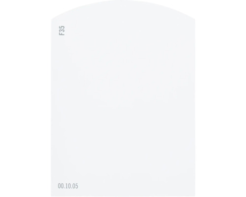 Carte échantillon de peinture F35 Off-White univers des couleurs bleu 9,5x7 cm Information produit F35, 00.10.05