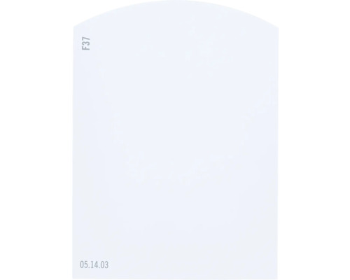 Farbmusterkarte Farbtonkarte F37 Off-White Farbwelt blau 9,5x7 cm