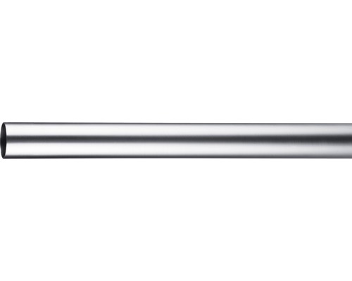 Tringle à rideaux Narvik, Carpi aspect acier inoxydable Ø 16 mm 240 cm Tube métallique