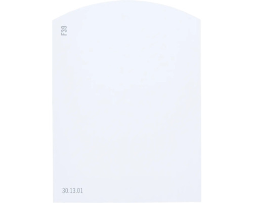 Carte échantillon de peinture F39 Off-White univers des couleurs bleu 9,5x7 cm