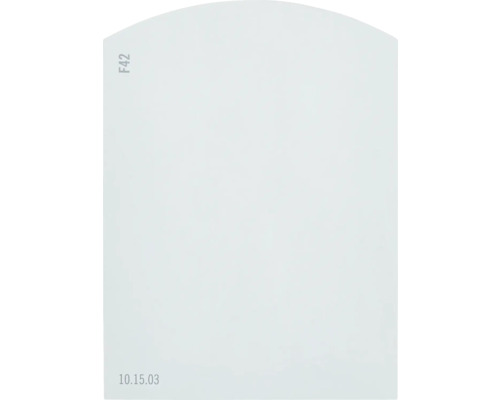 Carte échantillon de peinture F42 Off-White univers des couleurs bleu 9,5x7 cm Échantillon de couleur