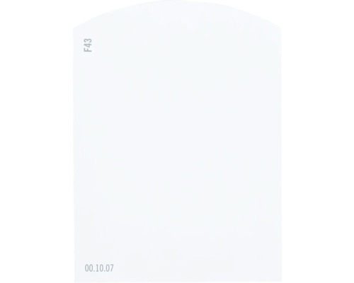 Carte échantillon de peinture F43 Off-White univers des couleurs bleu 9,5x7 cm Feuille de papier non écrite