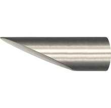 Endstück cut für Carpi edelstahl-optik Ø 16 mm 2 Stk.
