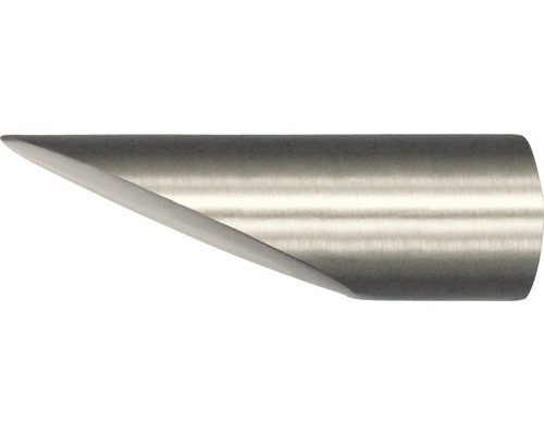 Embout cut pour Carpi aspect acier inoxydable Ø 16 mm lot de 2