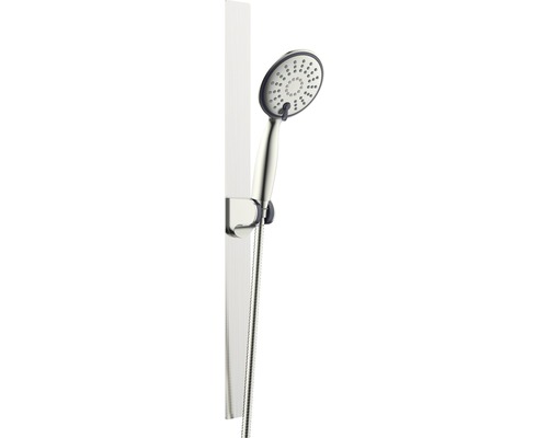 Ensemble barre de douche REIKA Ovaro magnétique, longueur de la barre de douche 665 mm supersteel