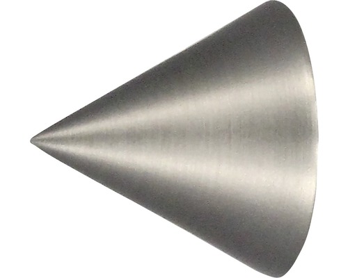 Embout cone pour Carpi aspect acier inoxydable Ø 16 mm lot de 2