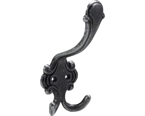 Hettich Garderobenhaken, 56 x 150 x 70 mm, Kunststoff schwarz