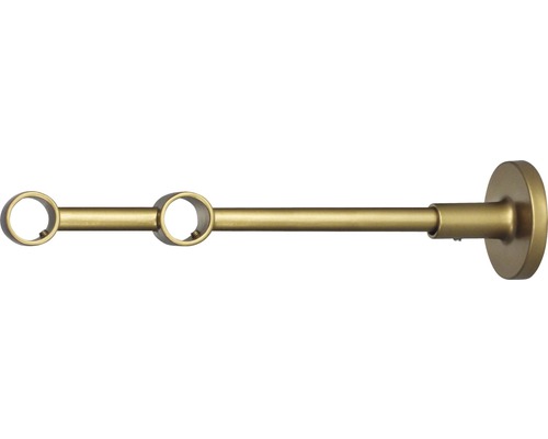 Wandträger 2-läufig für Carpi gold-optik Ø 16 mm 20 cm lang