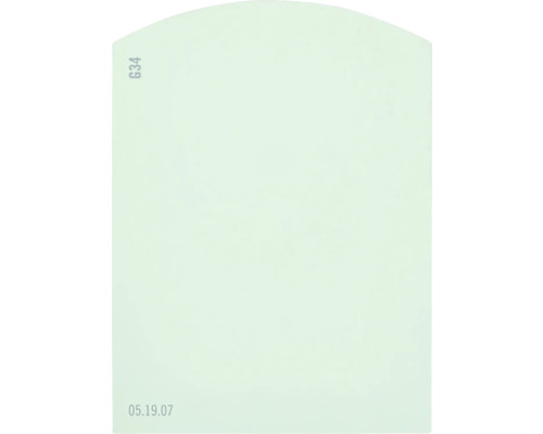 Farbmusterkarte Farbtonkarte G34 Off-White Farbwelt grün 9,5x7 cm