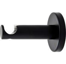 Support Carpi noir Ø16 mm 6,5 cm de long