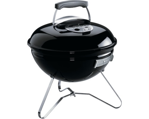 Barbecue à charbon de bois Weber Smokey Joe Ø 37 cm noir Barbecue sphérique avec couvercle et pieds