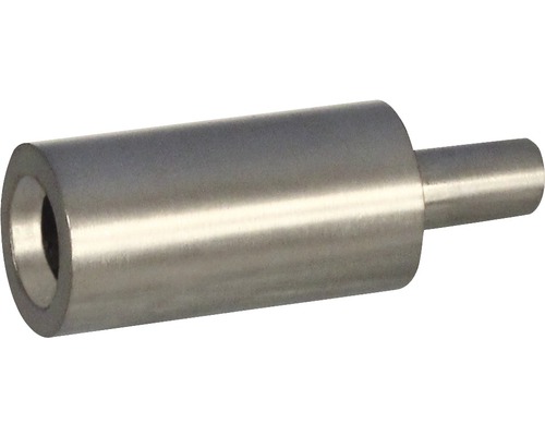 Rallonge de support Carpi aspect acier inoxydable Ø16 mm 3,5 cm de long