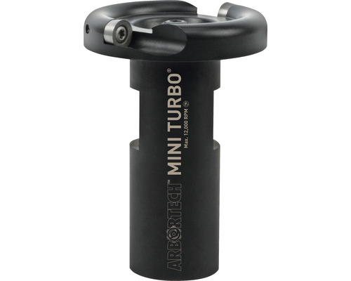 Arbortech Mini Turbo Frässcheibe mit einer maximalen Drehzahl von 12000 Umdrehungen pro Minute