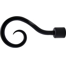Embout hook pour Rivoli noir Ø 20 mm lot de 1