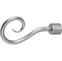 Embout de tringle à rideaux en spirale