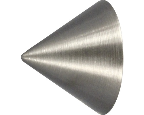 Embout cone pour Rivoli aspect acier inoxydable Ø 20 mm lot de 2