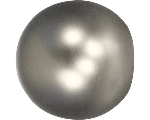 Embout ball pour Rivoli aspect acier inoxydable Ø 20 mm lot de 2