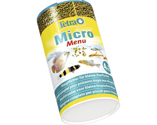 Tetra Micro Menu nourriture pour petits poissons tropicaux