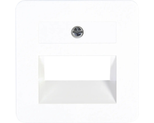 Couvercle pour unité de raccordement universel Kopp 343213185 Europa blanc arctique Cache pour interrupteurs et prises