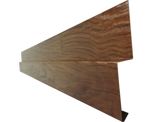 Profilé de socle PRECIT pour panneau mural golden oak 2000 x 51 x 15 x 50 m