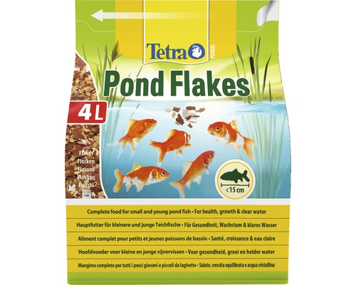 TetraPond Nourriture pour poissons Flakes 4 L