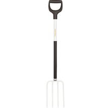 Fourche de jardin avec manche et quatre dents