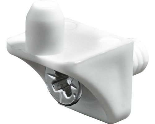 Support de tablette taquet d'écartement avec vis Support d''étagère en plastique avec vis