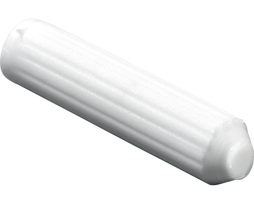 Cheville en plastique blanc 6 x 30 mm Cheville en plastique