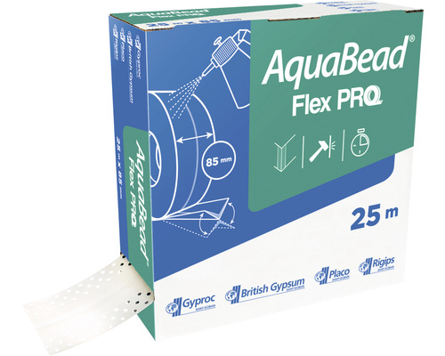 AquaBead Flex PRO Eckschutzschiene, 25 Meter Rolle