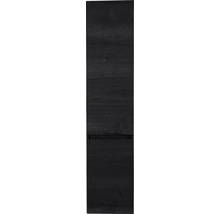 Armoire haute Sanox Maxx XL couleur de façade black oak chêne noir 35 x 160 x 35 cm