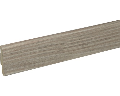 SKANDOR Sockelleiste Kastanie FU60L 19 x 58 x 2400 mm Sockelleiste in Holzoptik