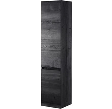 Armoire haute Sanox Maxx XL couleur de façade black oak chêne noir 35 x 160 x 35 cm