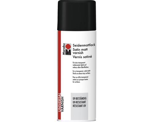 Laque satinée Marabu résistante aux UV transparente 400 ml Bombe de laque satinée mate Marabu