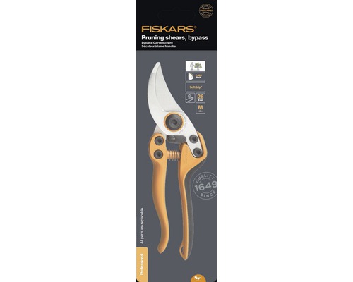 Sécateur à lame franche Fiskars avec Softgrip