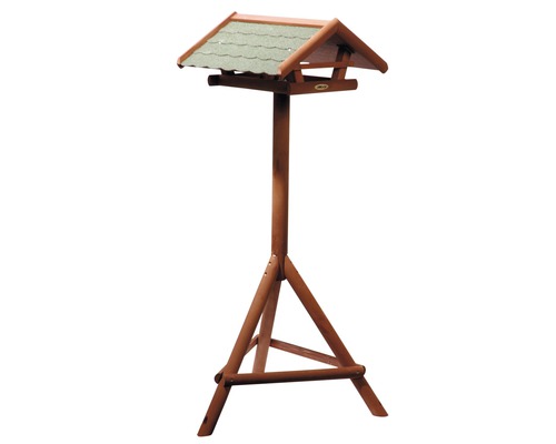 Vogelhaus aus Holz mit Ständer für den Garten